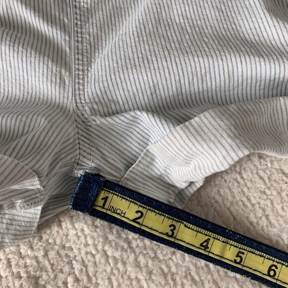 Gap Striped Shorts Blue White Medium 8 - Picture 10 of 10